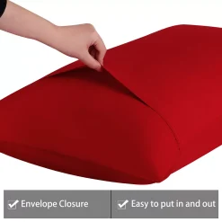 PiccoCasa Egyptian Cotton Pillow Cases Envelope Standard(20"x26") -travel pillow shop 6174511 ALT2