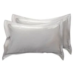 PiccoCasa 300 T C Egyptian Cotton Oxford Pillow Case Set Of 2 King(20"x36")