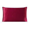 PiccoCasa 100% Pure Silk 19 Momme Pillow Cover Queen(20"x30") -travel pillow shop 6174533