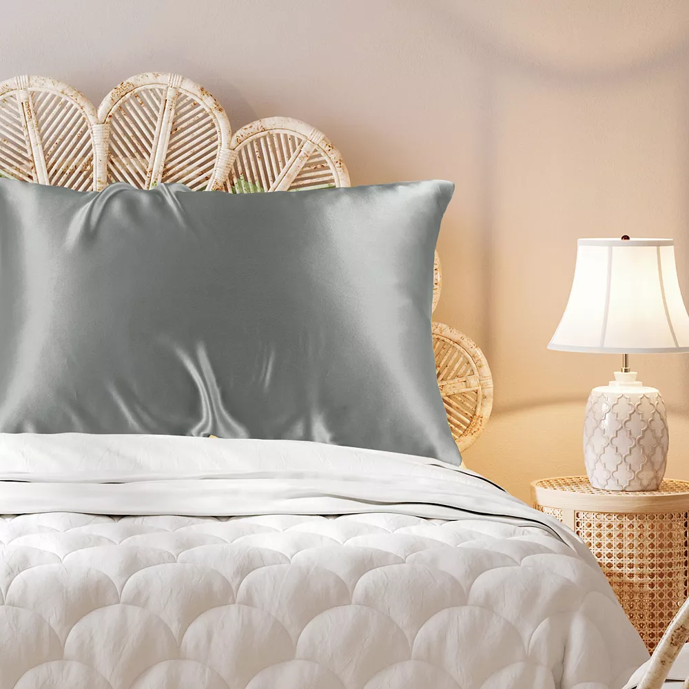 PiccoCasa 100% Silk Soft Breathable Pillow Case Covers For Hair And Skin Standard(20"x26") 4 PiccoCasa 100% Silk Soft Breathable Pillow Case Covers For Hair And Skin Standard(20"x26") - Image 2