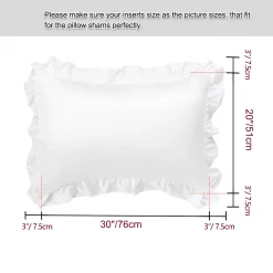 PiccoCasa 2PCS Satin Silk Pillow Cases Cover Housewife Cushion Queen(20"x30") -travel pillow shop 6174560 ALT2