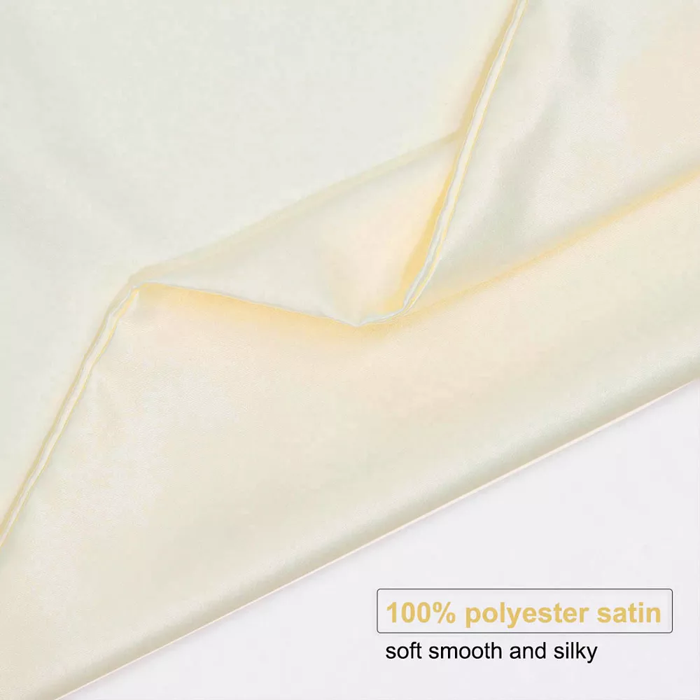 PiccoCasa 2PCS Soft Silky Satin Pillow Cases Covers Queen 20"x30" 6 PiccoCasa 2PCS Soft Silky Satin Pillow Cases Covers Queen 20"x30" - Image 4