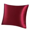 PiccoCasa Silk Pillow Cases With Zipper For Hair And Skin 1 Pc Size 31" X 31"