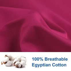 PiccoCasa Egyptian Cotton Pillow Cases Hidden Zipper 2 Pack King 20"x36" 9 PiccoCasa Egyptian Cotton Pillow Cases Hidden Zipper 2 Pack King 20"x36" -travel pillow shop 6239334 ALT3