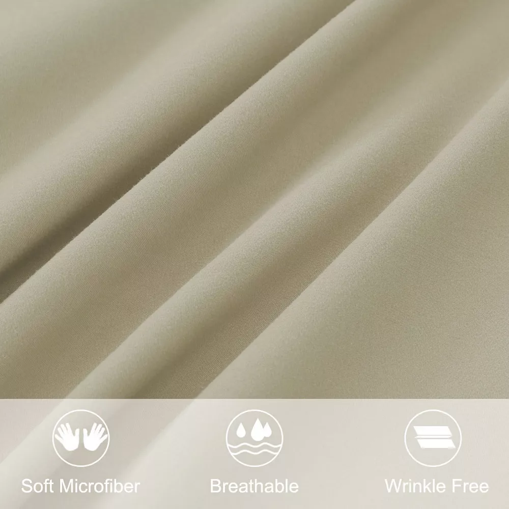 PiccoCasa 2 Packs Oxford Pillowcases Soft Microfiber Pillow Shams With Envelope Closure Standard 20"x26" 5 PiccoCasa 2 Packs Oxford Pillowcases Soft Microfiber Pillow Shams With Envelope Closure Standard 20"x26" - Image 3