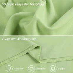 PiccoCasa Soft 1800 Series Microfiber Long Bedding Body Pillow Covers Body 20"x48" -travel pillow shop 6239357 ALT3