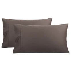 PiccoCasa Pillowcase Set Of 2 Soft Cotton With Envelope King 20" X 36"