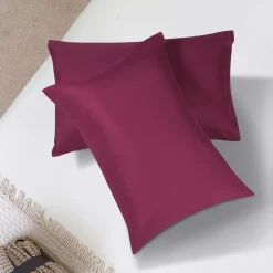 PiccoCasa 2pcs Microfiber, No Wrinkle, Pillow Cases King 20"x36" -travel pillow shop 6239371 ALT3