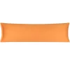 PiccoCasa Egyptian Cotton 300TC Body Zipper Closure Pillow Cover Body 20"x72" -travel pillow shop 6239380 Orange
