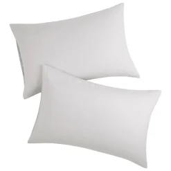 PiccoCasa 2Pcs Brushed Pillowcases Washed Microfiber Envelope Closure King 20"x36"
