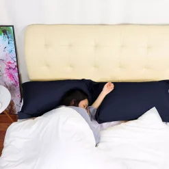 PiccoCasa 2Pcs Microfiber Pair No Zipper Pillowcases Queen 20"x30" -travel pillow shop 6239409 ALT2