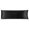 PiccoCasa Satin Body Pillow Cover Long Silky Cooling For Hair Skin Body 20"x60" 1 PiccoCasa Satin Body Pillow Cover Long Silky Cooling For Hair Skin Body 20"x60" -travel pillow shop 6239427 Black