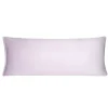 PiccoCasa Zippered Silky Satin Long Body Pillow Cases Covers Body 20"x54" -travel pillow shop 6239429 Lavender Gray