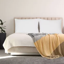 PiccoCasa Zippered 100% Brushed Microfiber Polyester Soft Pillow Cases 2 Pcs King 20" X 36" -travel pillow shop 6239436 ALT