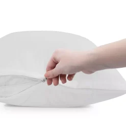 PiccoCasa Zippered 100% Brushed Microfiber Polyester Soft Pillow Cases 2 Pcs King 20" X 36" -travel pillow shop 6239436 ALT2