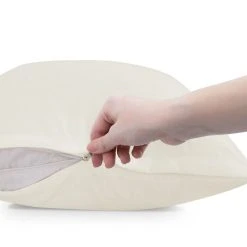 PiccoCasa Soft Microfiber Zippered Pillowcase Set Of 2 Standard 20" X 26" -travel pillow shop 6239455 ALT2