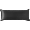 PiccoCasa Satin Body Luxury Silky Smooth Long Satin Pillow Cover With Zipper Closure 1 PC Body 20" X 72"