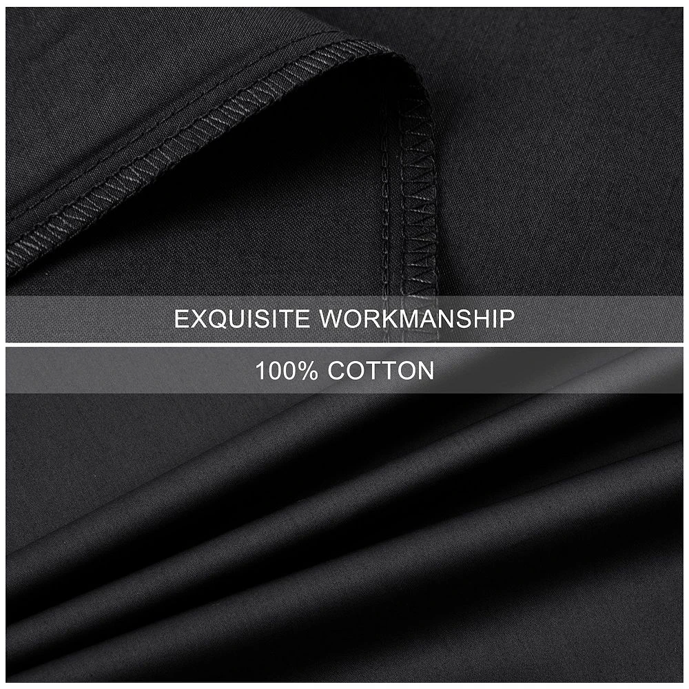 PiccoCasa 100% Cotton Soft Breathable Adults Pillow Covers With Envelope Closure Bedroom Modern Hotel For Long Pillow Body 20" X 60" 5 PiccoCasa 100% Cotton Soft Breathable Adults Pillow Covers With Envelope Closure Bedroom Modern Hotel For Long Pillow Body 20" X 60" - Image 3