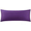 PiccoCasa 100% Cotton Soft Breathable Adults Pillow Covers With Envelope Closure Bedroom Modern Hotel For Long Pillow Body 20" X 60" 1 PiccoCasa 100% Cotton Soft Breathable Adults Pillow Covers With Envelope Closure Bedroom Modern Hotel For Long Pillow Body 20" X 60" -travel pillow shop 6239556 Grape