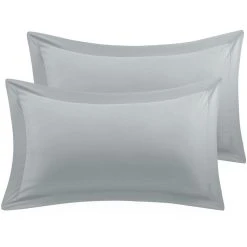 PiccoCasa 2 Packs Pillowcases Soft 1800 Microfiber With No Zipper King 20" X 36"