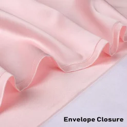 PiccoCasa 100% Pure Silk Smooth Pillowcases 1 Pc King 20" X 36" -travel pillow shop 6239574 ALT2