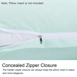 PiccoCasa Zippered Body Pillow Case Cover Soft Microfiber Style Body 20"x48" -travel pillow shop 6239577 ALT3