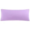 PiccoCasa Zippered Body Pillow Case Cover Soft Microfiber Style Body 20"x48" -travel pillow shop 6239577 Violet