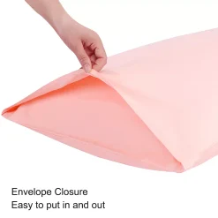 PiccoCasa Pillow Cases Covers Egyptian Cotton 1 Pcs 20"x60" -travel pillow shop 6239598 ALT3