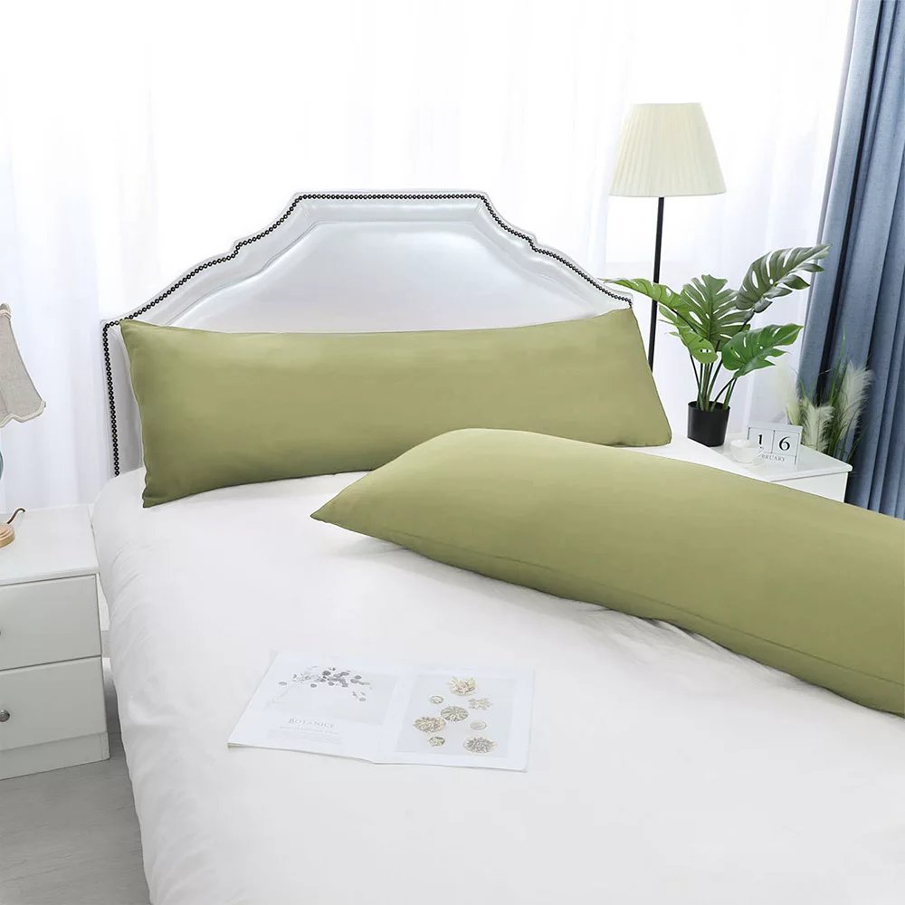 PiccoCasa 2 Pcs Microfiber Envelope Body Pillowcases Body 20" X 72" 5 PiccoCasa 2 Pcs Microfiber Envelope Body Pillowcases Body 20" X 72" - Image 3