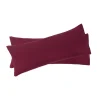 PiccoCasa 2 Pcs Microfiber Envelope Body Pillowcases Body 20" X 72" 2 PiccoCasa 2 Pcs Microfiber Envelope Body Pillowcases Body 20" X 72" -travel pillow shop 6239655 Wine