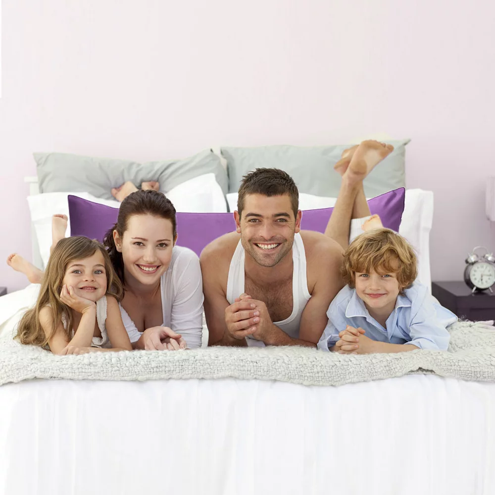 PiccoCasa Soft Cooling Smooth Pillow Case With Envelope Closure Solid Body 20" X 72" 4 PiccoCasa Soft Cooling Smooth Pillow Case With Envelope Closure Solid Body 20" X 72" - Image 2