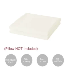 PiccoCasa Set Of 2 Cool And Breathable 1800 Series Microfiber No-Zipper Pillocases King 20" X 36" -travel pillow shop 6239783 ALT3