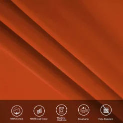 PiccoCasa Egyptian Cotton Pillow Cases Envelope Standard 20"x26" 9 PiccoCasa Egyptian Cotton Pillow Cases Envelope Standard 20"x26" -travel pillow shop 6239793 ALT3