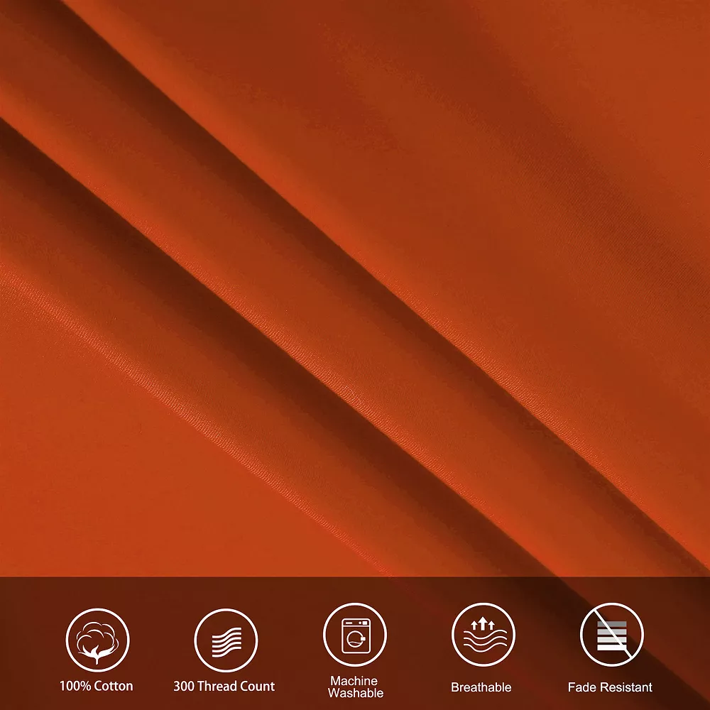 PiccoCasa Egyptian Cotton Pillow Cases Envelope Standard 20"x26" 6 PiccoCasa Egyptian Cotton Pillow Cases Envelope Standard 20"x26" - Image 4