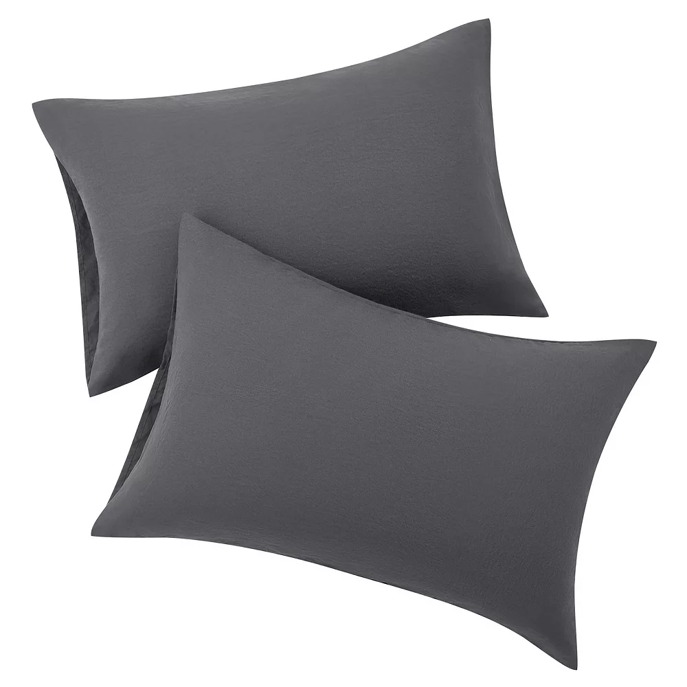 PiccoCasa 2Pcs Brushed Pillowcases Washed Microfiber Envelope Closure Queen 20"x30" 3 PiccoCasa 2Pcs Brushed Pillowcases Washed Microfiber Envelope Closure Queen 20"x30"