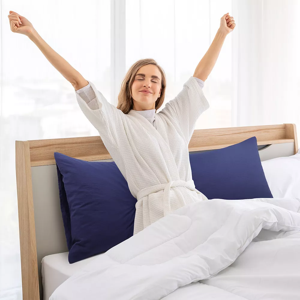 PiccoCasa Brushed Body Pillowcase Washed Microfiber Envelope Closure Body 20"x54" 4 PiccoCasa Brushed Body Pillowcase Washed Microfiber Envelope Closure Body 20"x54" - Image 2