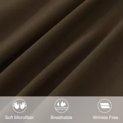 PiccoCasa Pillow Cover No Zipper For Long Bolster Pillowcase Body 20"x54" -travel pillow shop 6239856 ALT3