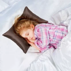 PiccoCasa 2PCS Soft Silk Satin Pillowcases For Hair And Skin With Envelope Travel 14"x20" -travel pillow shop 6239979 ALT2