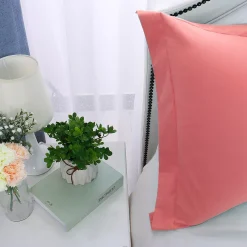 PiccoCasa 2 Pcs Cotton Pillowcases For Bedding Standard 20" X 26" -travel pillow shop 6239984 ALT3