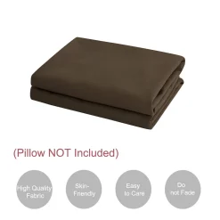 PiccoCasa 2 Packs Microfiber Pillowcases With Envelope Closure Queen 20" X 30" 9 PiccoCasa 2 Packs Microfiber Pillowcases With Envelope Closure Queen 20" X 30" -travel pillow shop 6239998 ALT3