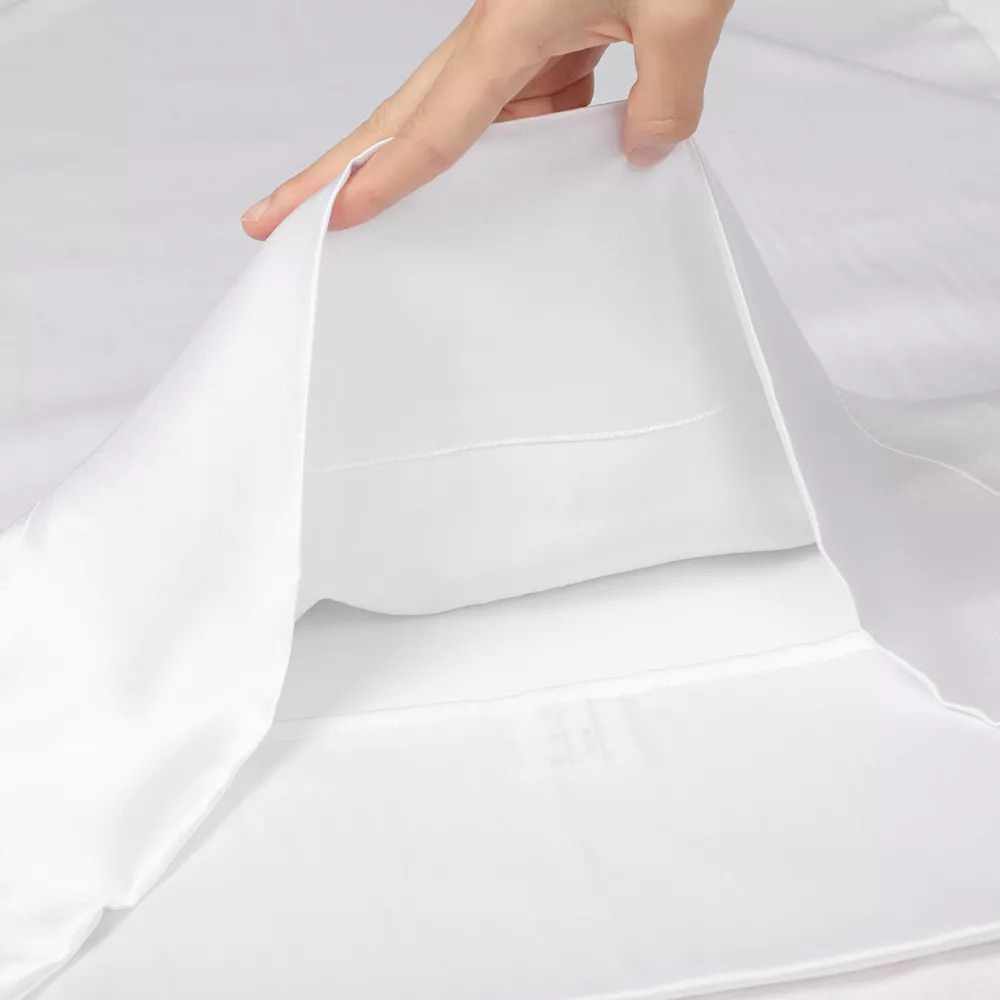 PiccoCasa 19 Momme Mulberry Silk Pillowcase For Hair And Skin, King 20" X 36" 6 PiccoCasa 19 Momme Mulberry Silk Pillowcase For Hair And Skin, King 20" X 36" - Image 4