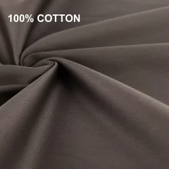 PiccoCasa Pure Cotton Pillowcases 2 Pcs Soft With Envelope King 20" X 36" -travel pillow shop 6257586 ALT3