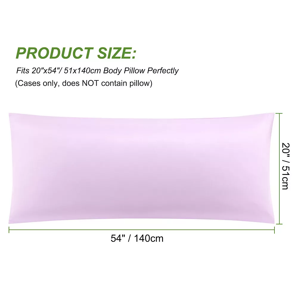 PiccoCasa Body Pillowcases 1Pc, Breathable With Zipper 20" X 54" 4 PiccoCasa Body Pillowcases 1Pc, Breathable With Zipper 20" X 54" - Image 2