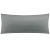 PiccoCasa Body Pillowcases 1Pc, Breathable With Zipper 20" X 54" -travel pillow shop 6257590 Dark Gray