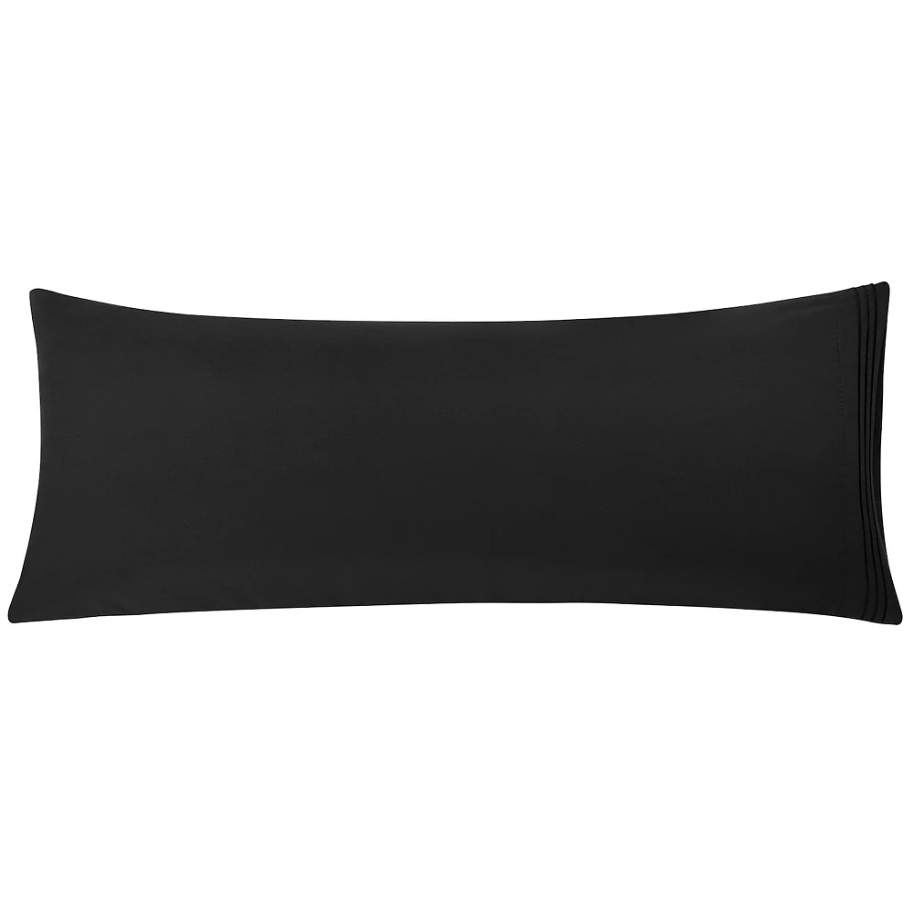 PiccoCasa Microfiber Body Pillowcases With Embroidery Zipper Closure 20" X 48" 3 PiccoCasa Microfiber Body Pillowcases With Embroidery Zipper Closure 20" X 48"