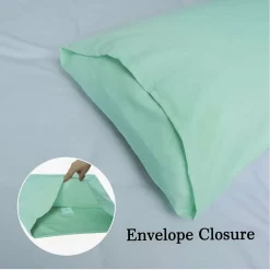 PiccoCasa Soft 2pcs Pillow Case Cover Microfiber No Wrinkle King 20" X 36" -travel pillow shop 6257623 ALT2