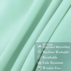 PiccoCasa Soft 2pcs Pillow Case Cover Microfiber No Wrinkle King 20" X 36" -travel pillow shop 6257623 ALT3