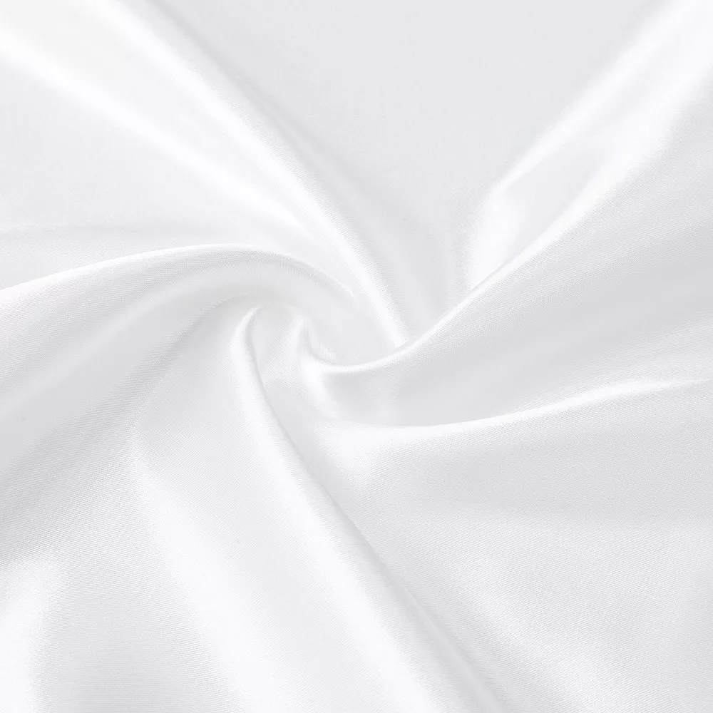 PiccoCasa 2 Pack Retro Satin Ruffle Pillowcases With Envelope Standard 20" X 26" 6 PiccoCasa 2 Pack Retro Satin Ruffle Pillowcases With Envelope Standard 20" X 26" - Image 4